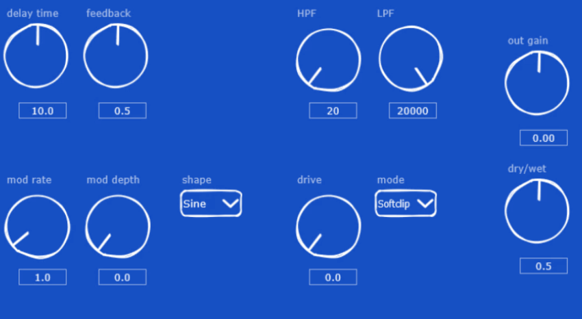 MetallicDelay with C++